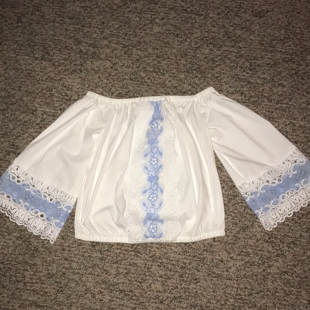 Dressy off the shoulder top